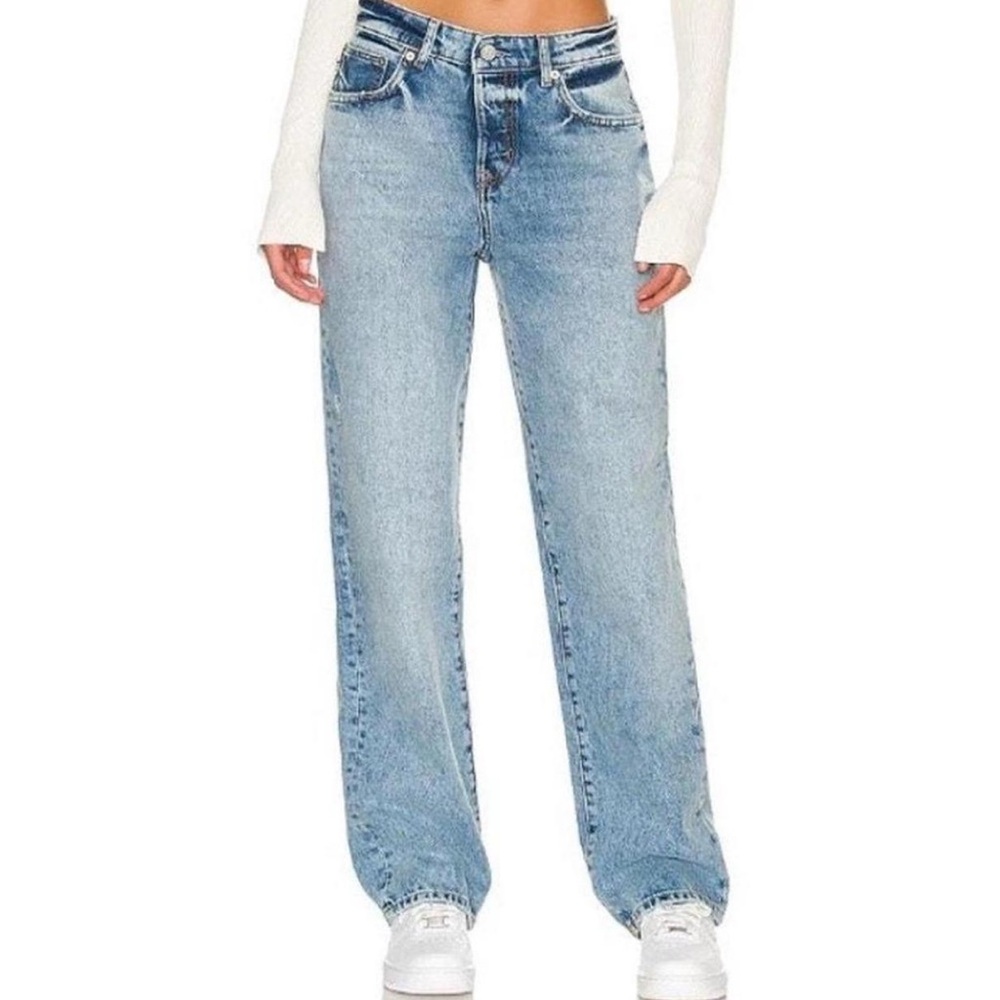 Lovers + Friends Denim Jeans in Light Blue